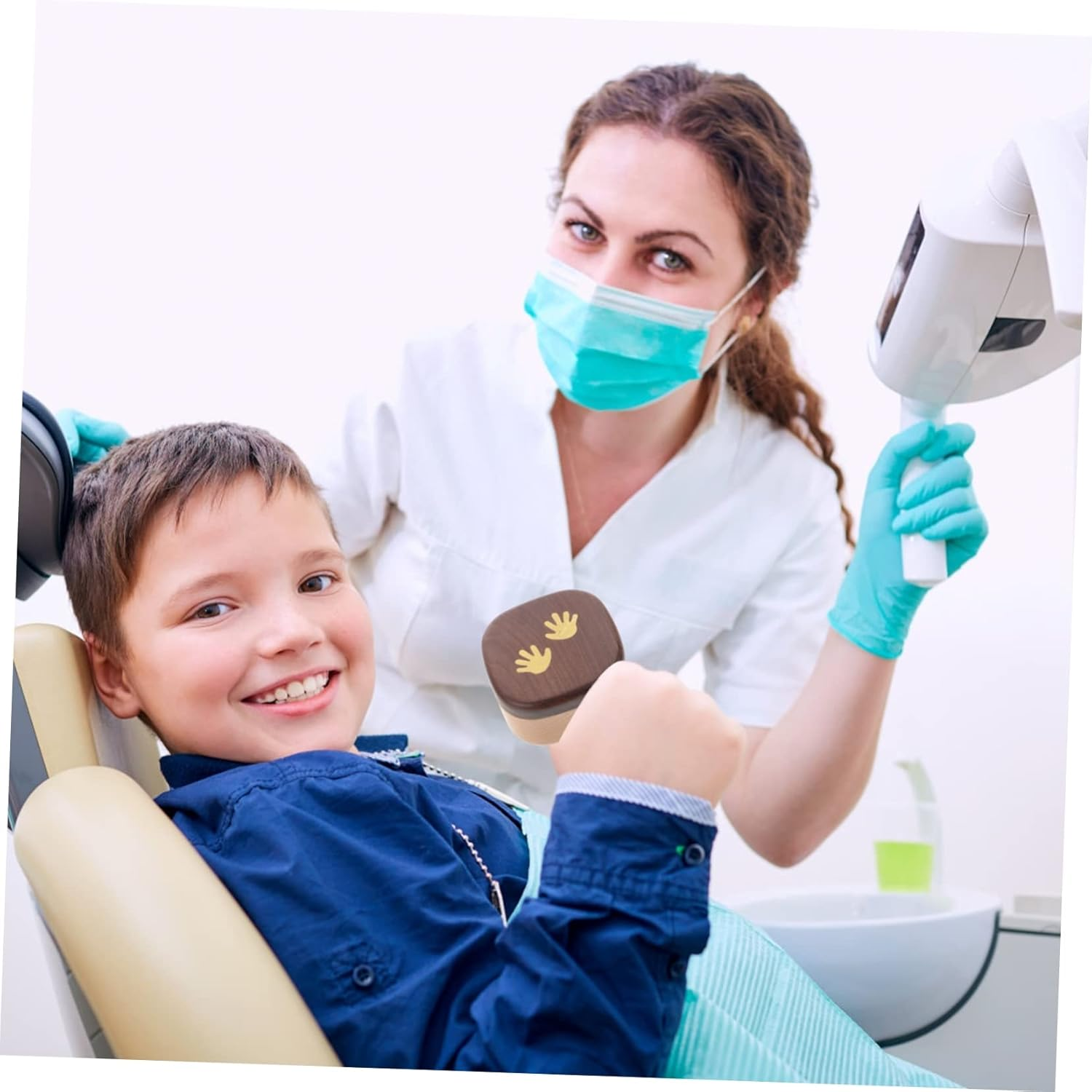 Lanugo Collection Box for Newborn Tooth Keepsake Dedication Shower for Boys image number 5