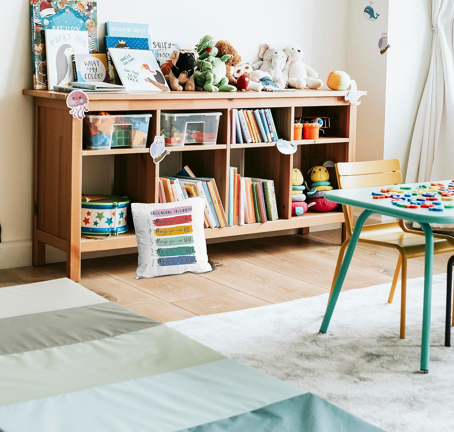 Nogrit Sensory Room Must Haves Counseling Office Must Haves,Counselor Office Must Haves Classroom Pillows Cover 18X18,School Counselor Office Must Haves Counseling Office Decor Pillow Covers image number 2