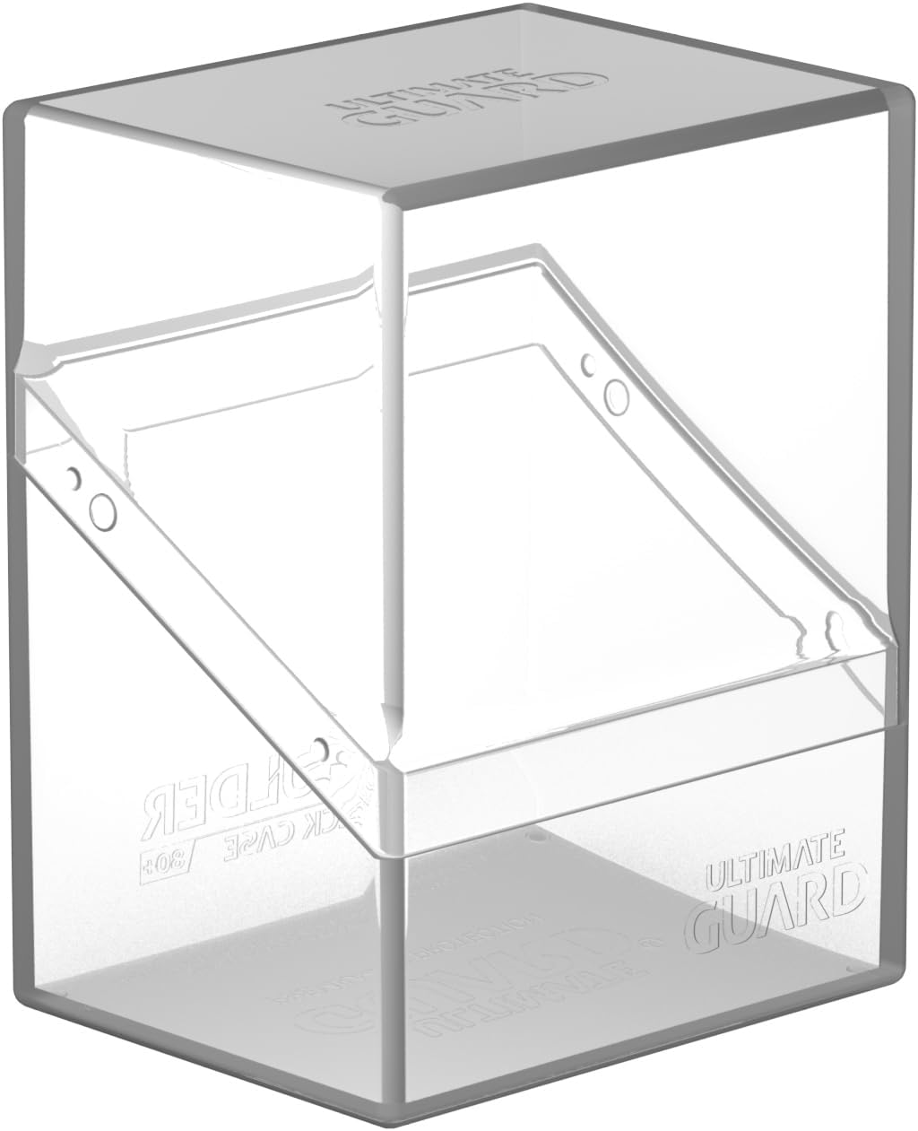 Ultimate Guard: Deck Box &ndash; Boulder 80+ &ndash; Clear