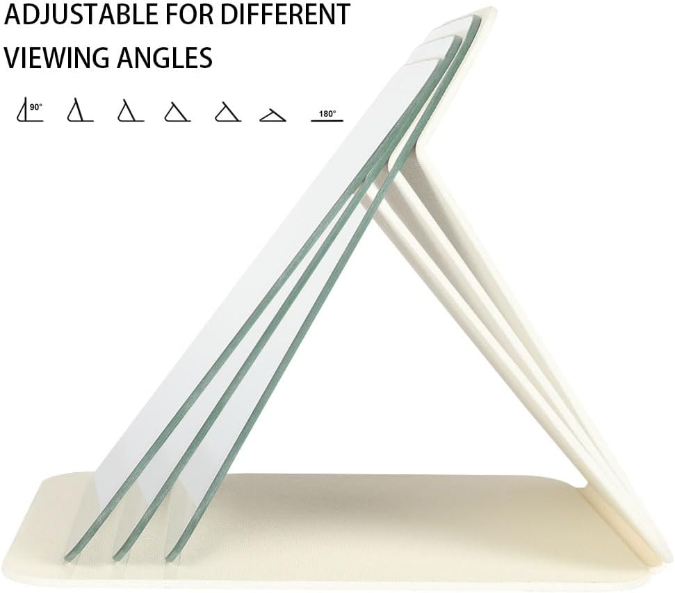 AYESY Foldable Travel Mirror, Portable Cosmetic Mirror, Compact Table Mirror, Small Mirror for Table Top, Handheld, Home and Travel Use, Multiple Adjustable Angle (Large - 25 X 17.5 Cm) image number 3