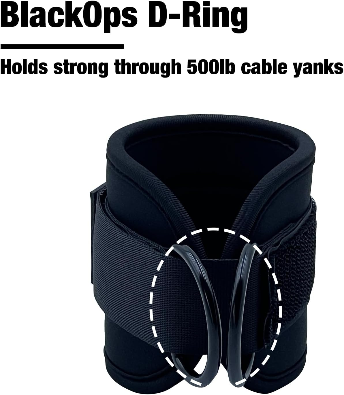 Ankle Strap for Cable Machines and Resistance Bands - Workout Cuff Attachments for Home and Gym Use, Versatile for Glute, Leg, and Hip Abductor Exercises, Perfect for Women and Men