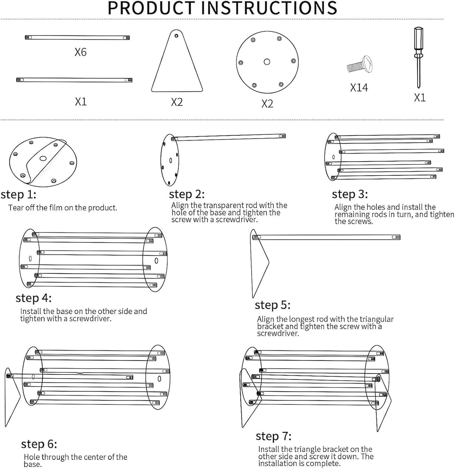 Xocome Headband Holder, Headband Stand for Teenage Girls Women Gifts, Headband Organiser, Hair Accessories Organiser, Acrylic Clear Stand for Girls