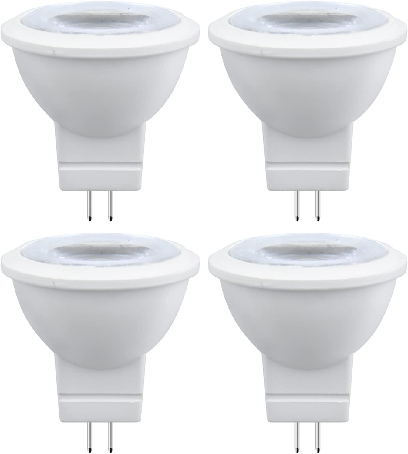 Bonlux MR11 GU4 LED 3W 12V,Spotlight Bulb,3W Energy Saving GU4 (25W Halogen Bulbs Equivalent) Ledt 3000K Warm White Spotligh Bulbs Energy Saving Bulb AC/DC 12V, 4 Pack image number 6