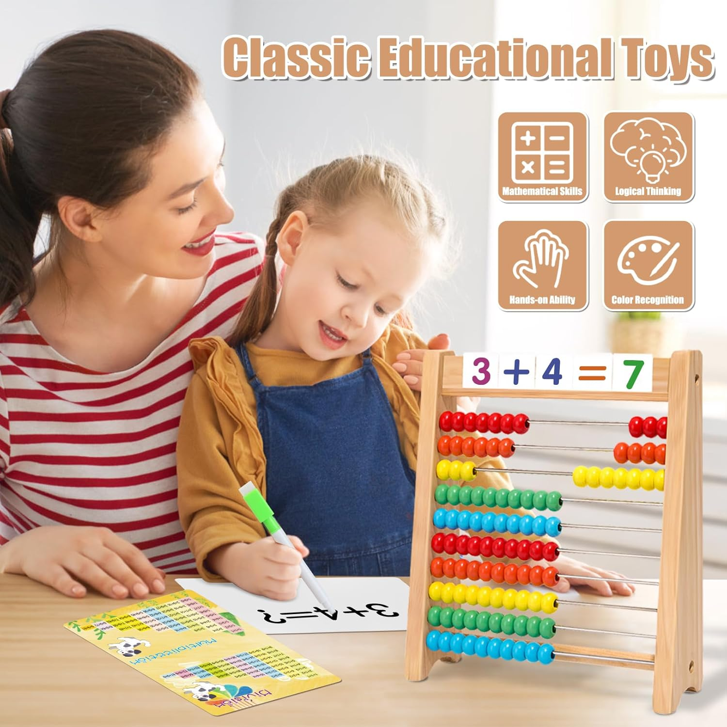 Ranqibo Wooden Abacus image number 6