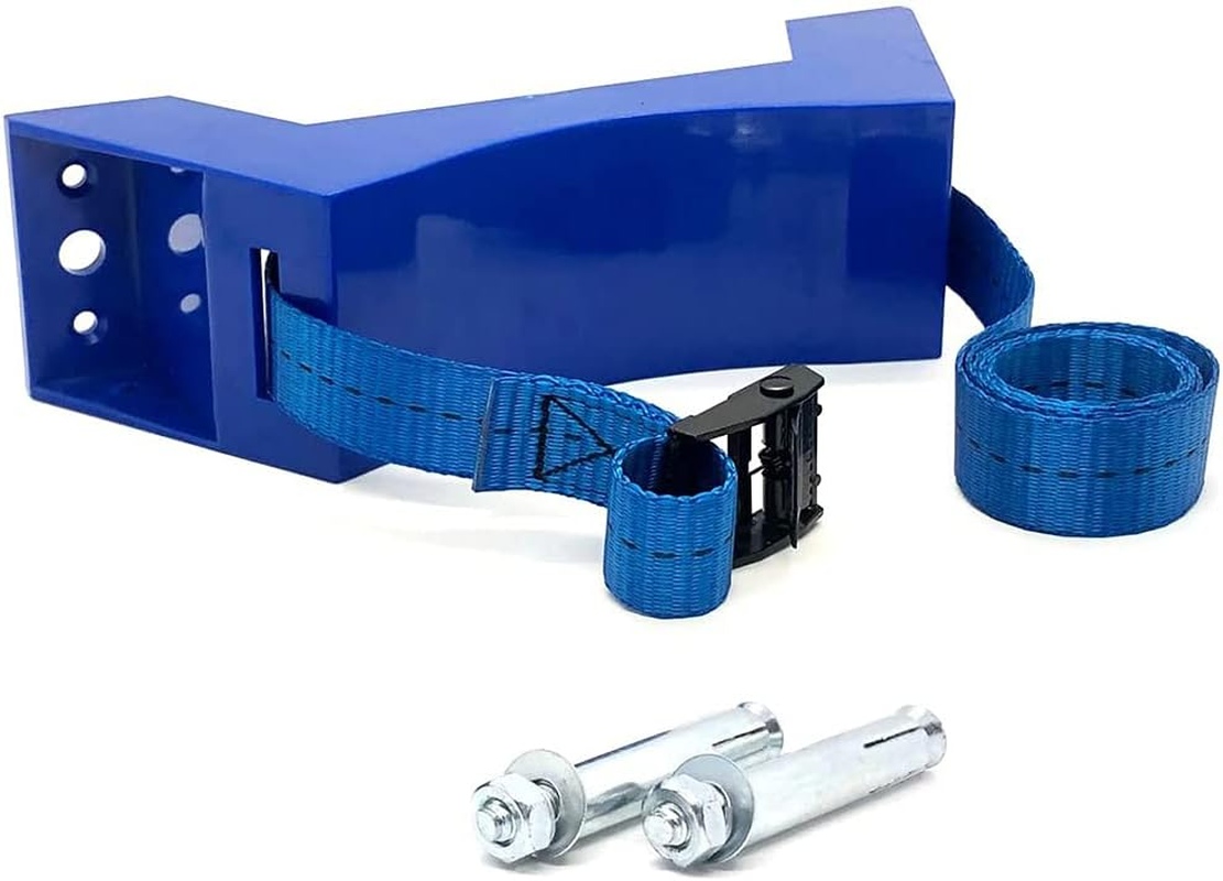 RESFNSE Cylinder Mounted Bracket Gas Cylinder Bracket ABS Gas Cylinder Holder for RV Caravan,Blue image number 6