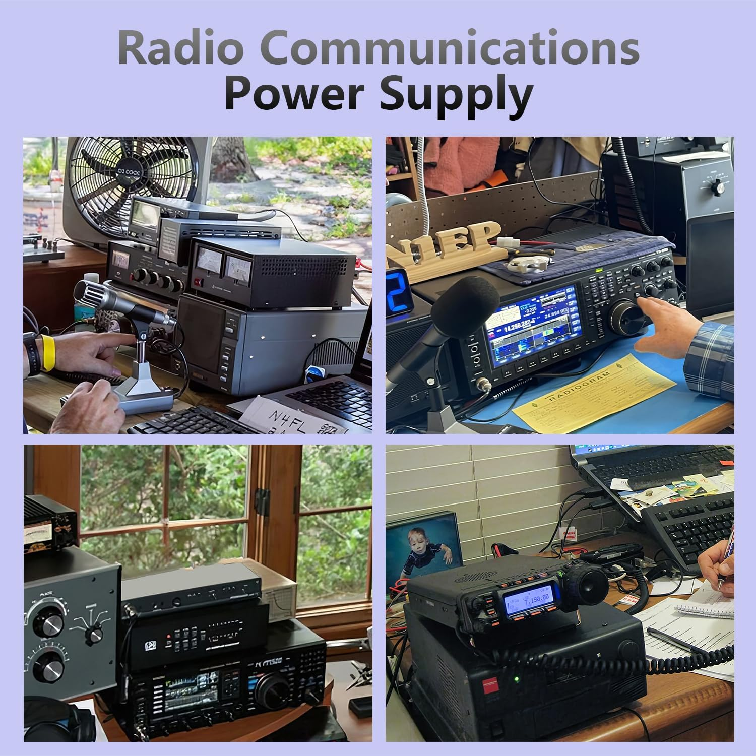 Universal Compact Bench Power Supply- 30 Amp Regulated Home Lab Benchtop Ac-To-Dc Converter 13.8 Volt, Cooling Fan, Screw Type Terminals - Jesverty SPS-1330 image number 4