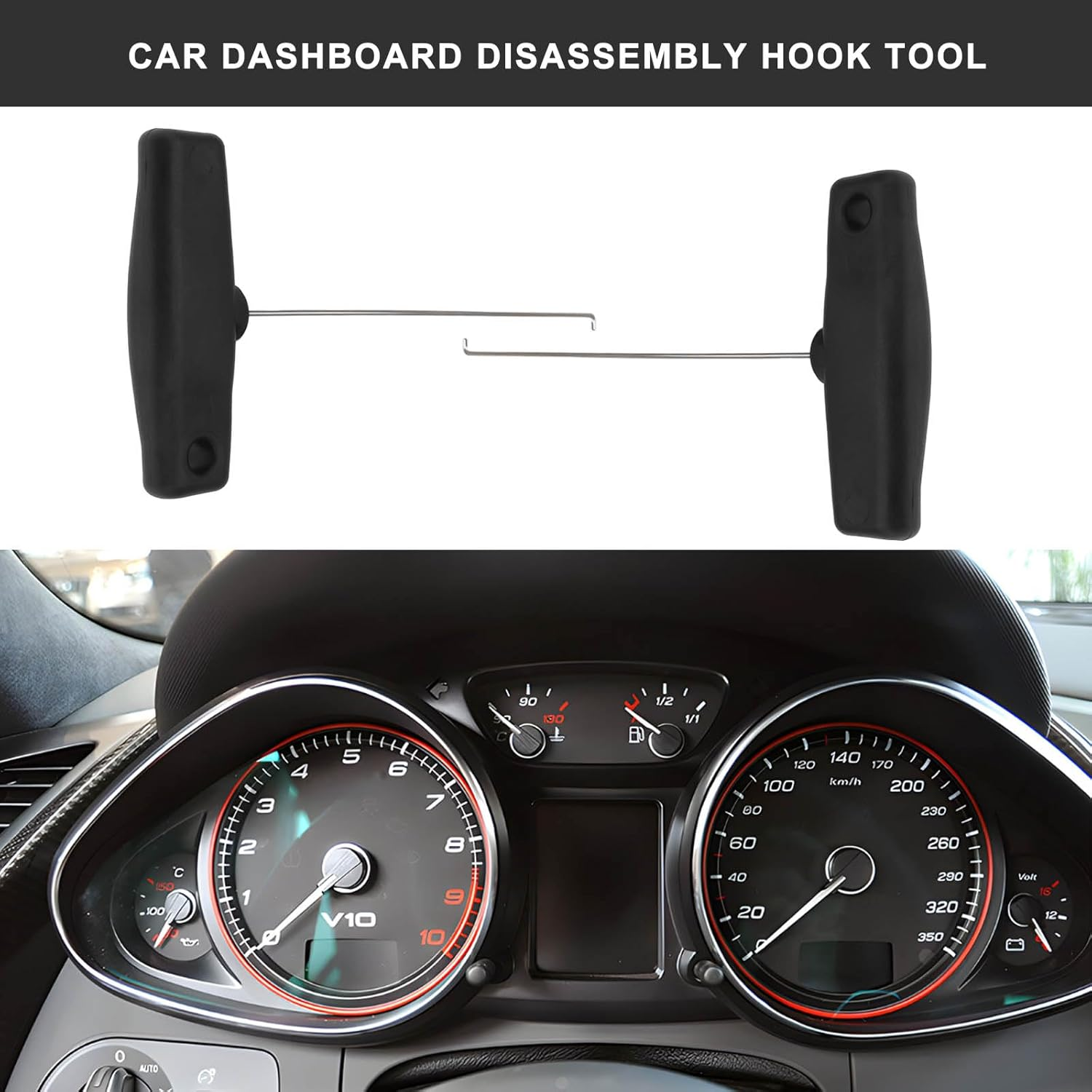 OTOTEC 2Pcs Car Instrument Cluster Removal Hook Tool W140589023300 140589023300 Compatible with Mercedes Benz W115 W114 W116 W107 W463 W460 W129 R129 SL