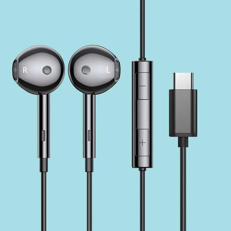 Headphone Compatible with Google Pixel 7 Pro, Pixel 7 Earphone, Pixel 6A, Pixel 6, 6 Pro, Pixel 4 3 2 XL USB C Plug Headset Stereo Type C Earbuds In-Ear Wired Mic Volume Control image number 1