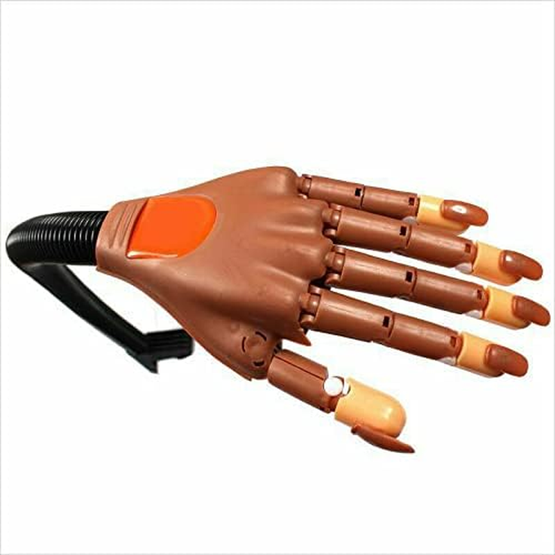 Flexible Nail Art Practice Training Model Trainer Hand Refit Replace Tip (Nail Trainer a + 100 False Nail Tips) image number 5