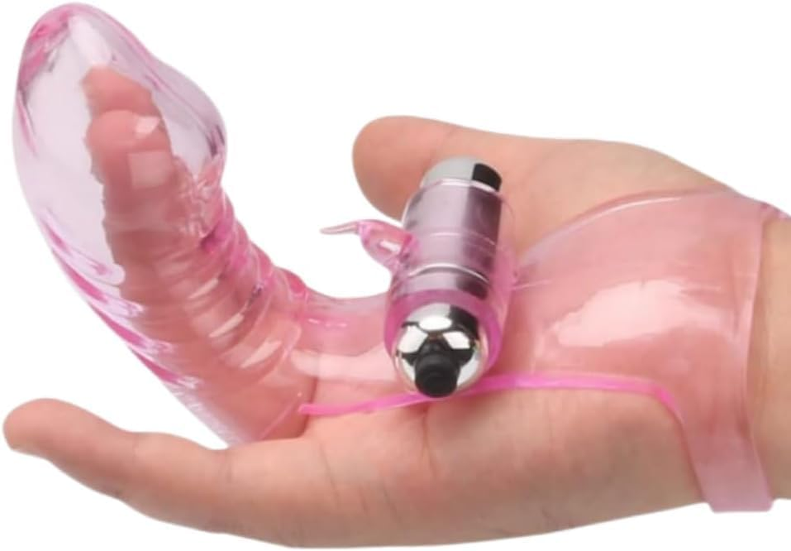 Vibrator Finger Sensitive Point Massage Stimulates Point Female Bullet Vibration Masturbator Sex Toys Female Lesbian Sex Adult Products for Couple Sex Toys (Pink) image number 2
