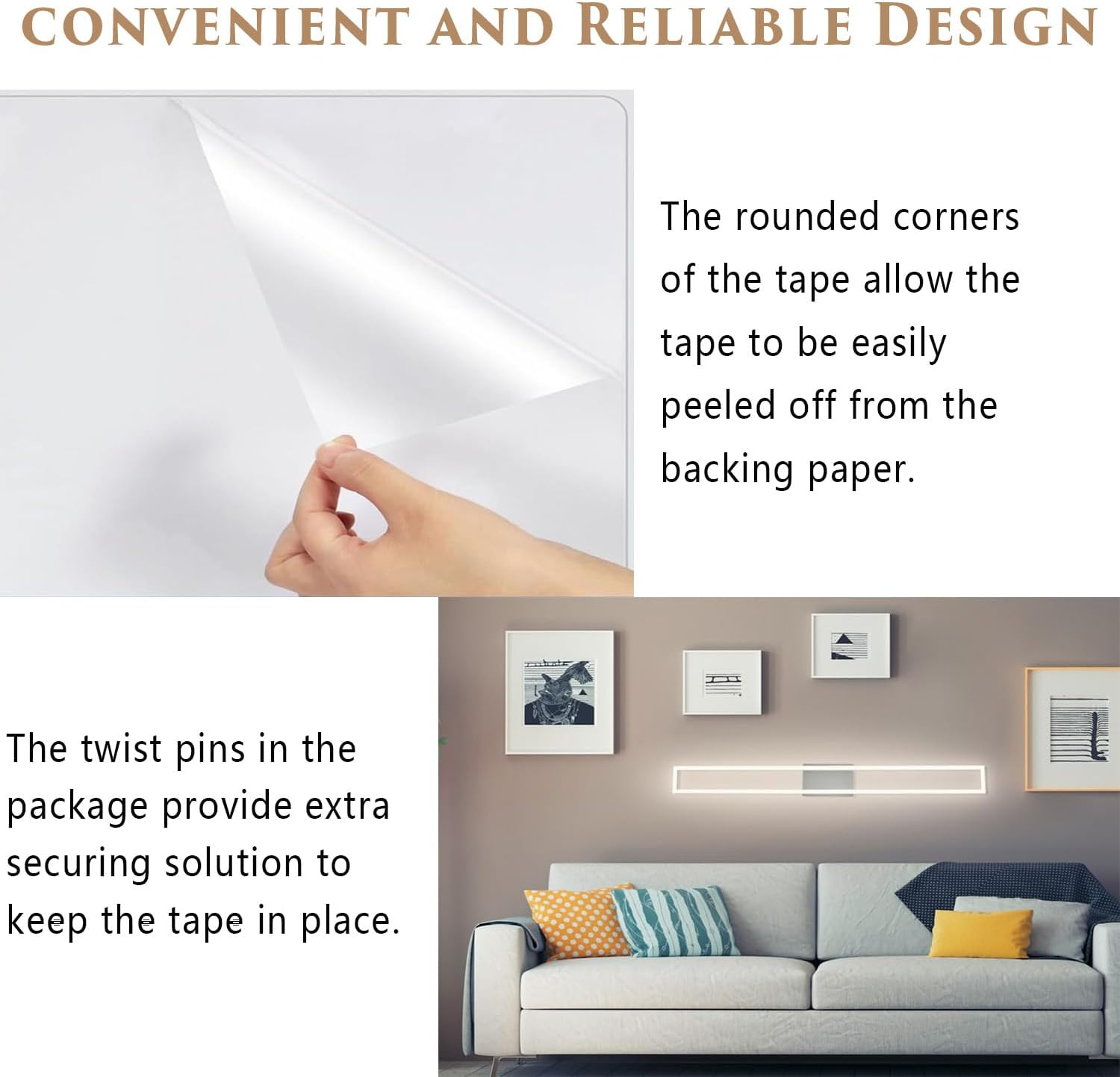 6 Pictures Cat Furniture Protector, Cat Scratch Furniture Protective Film, Transparent Anti-Cat Scratch, Cat Scratch Protective Film, Cat Scratch Protector for Sofas, Mattresses, Car Seats image number 4