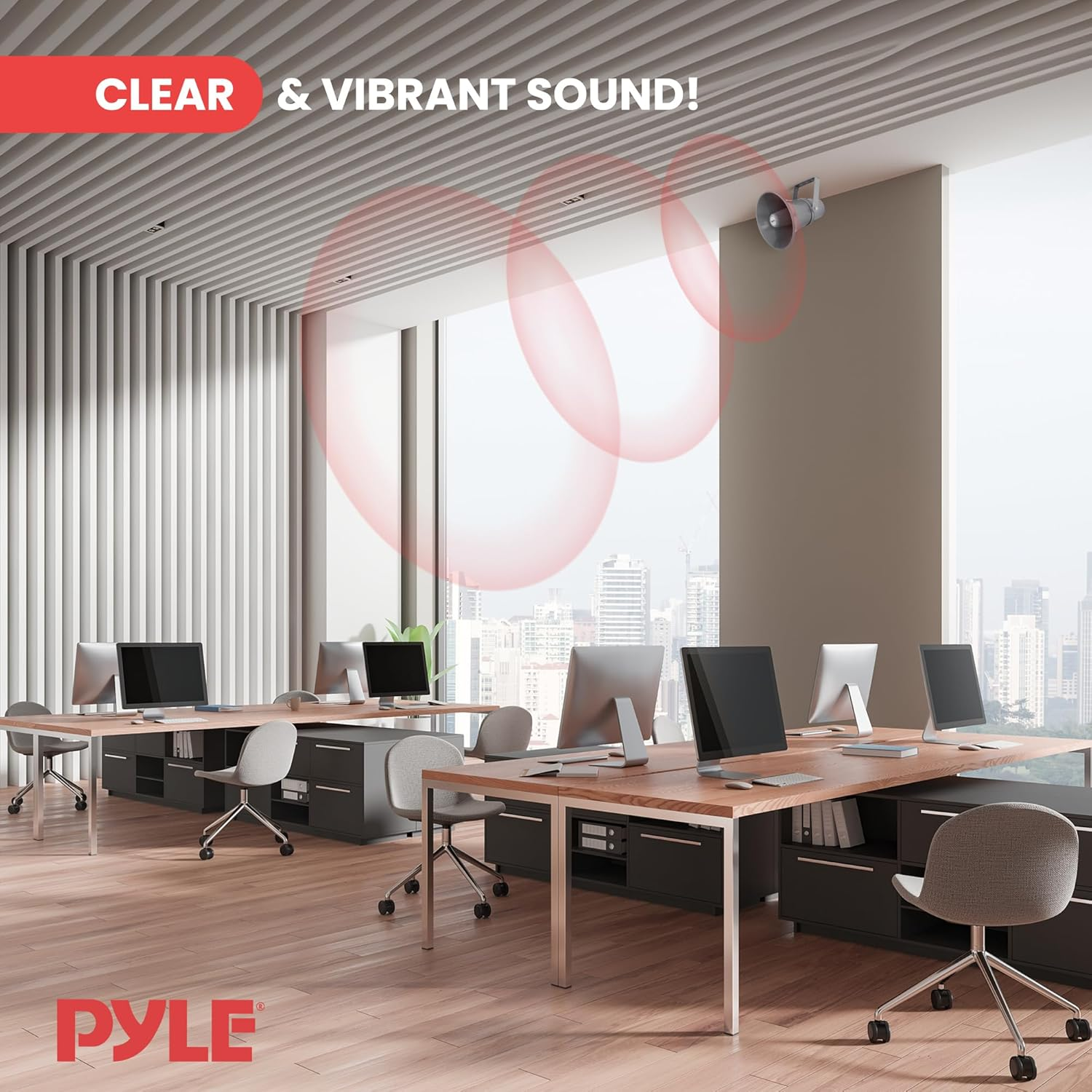 Pyle PHSP101T 9.7-Inch Indoor/Outdoor with 70 Volt 20 Watts PA Horn Speaker image number 5