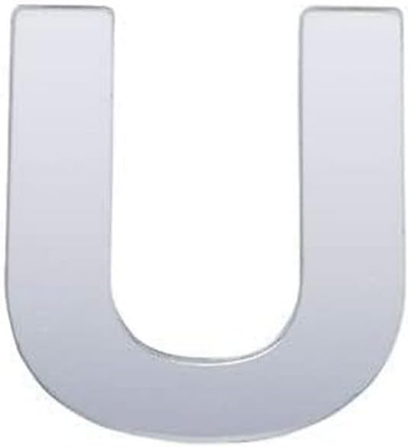 Sandleford Self Adhesive Letter U, 85 Mm X 55 Mm Size, White