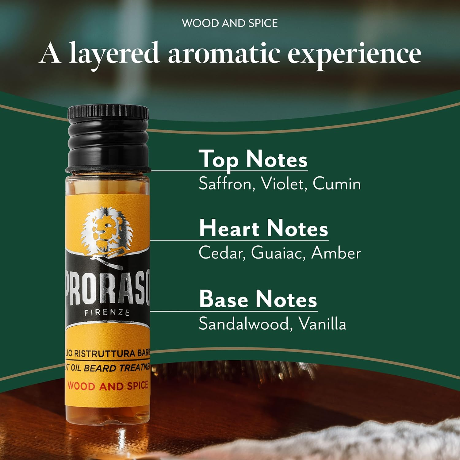 Proraso Wood and Spice Hot Oil Beard Treatment 4-Piece Set