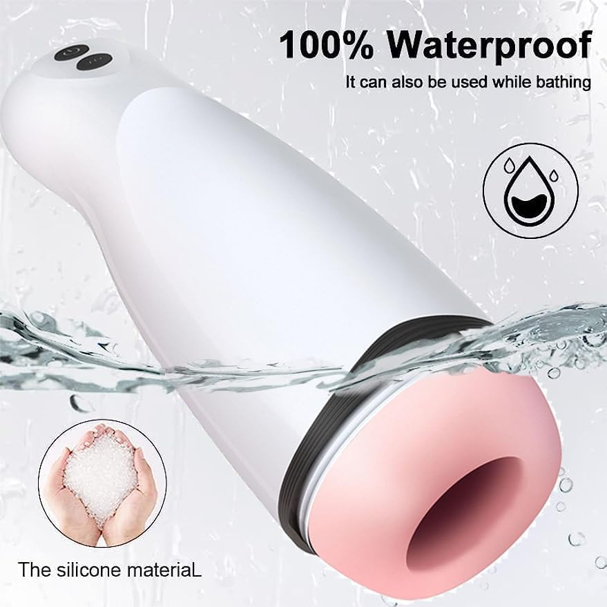 Men'S Electric Pocket Vagina Automatic Waterproof Massage Men'S Hoodie Male Masturbator image number 3