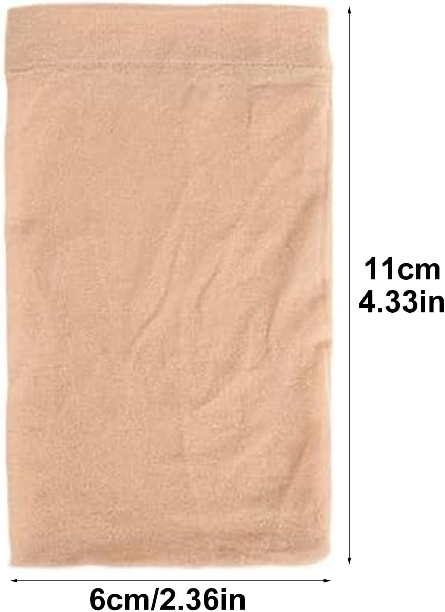 4 Pcs Stretchable Wig Caps, Breathable Nylon Stocking Non-Slip Hair Net for Secure Wig Fit image number 6