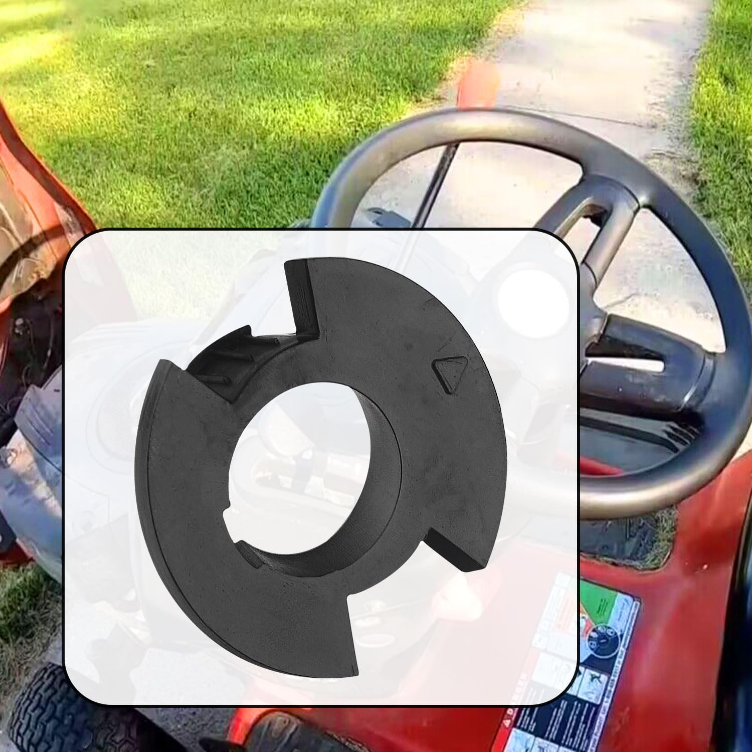 532195227 Steering Bushing Compatible with Husqvarna Craftsman AYP 2042 LS, 2146 XLS, 2246 LS, 2346 XLS, 2348 LS, 2354 GXLS, 2748 GLS, 2754 GLS Replaces 195227 (2 Pcs) image number 1