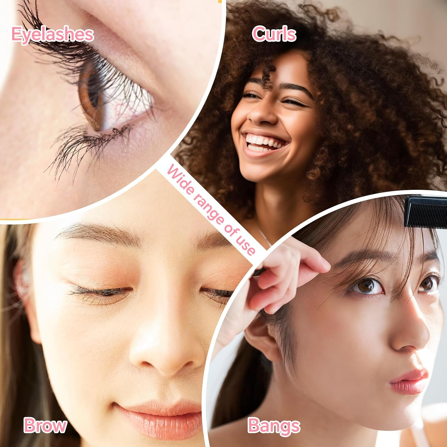 LUHOCIY Pack of 6 Eyebrow Brush, Edges Brush, Double-Sided Eyelash Brush, Designed for a Variety of Beauty Applications, Ideal for Beginners and Professional Makeup Artists Equally image number 5