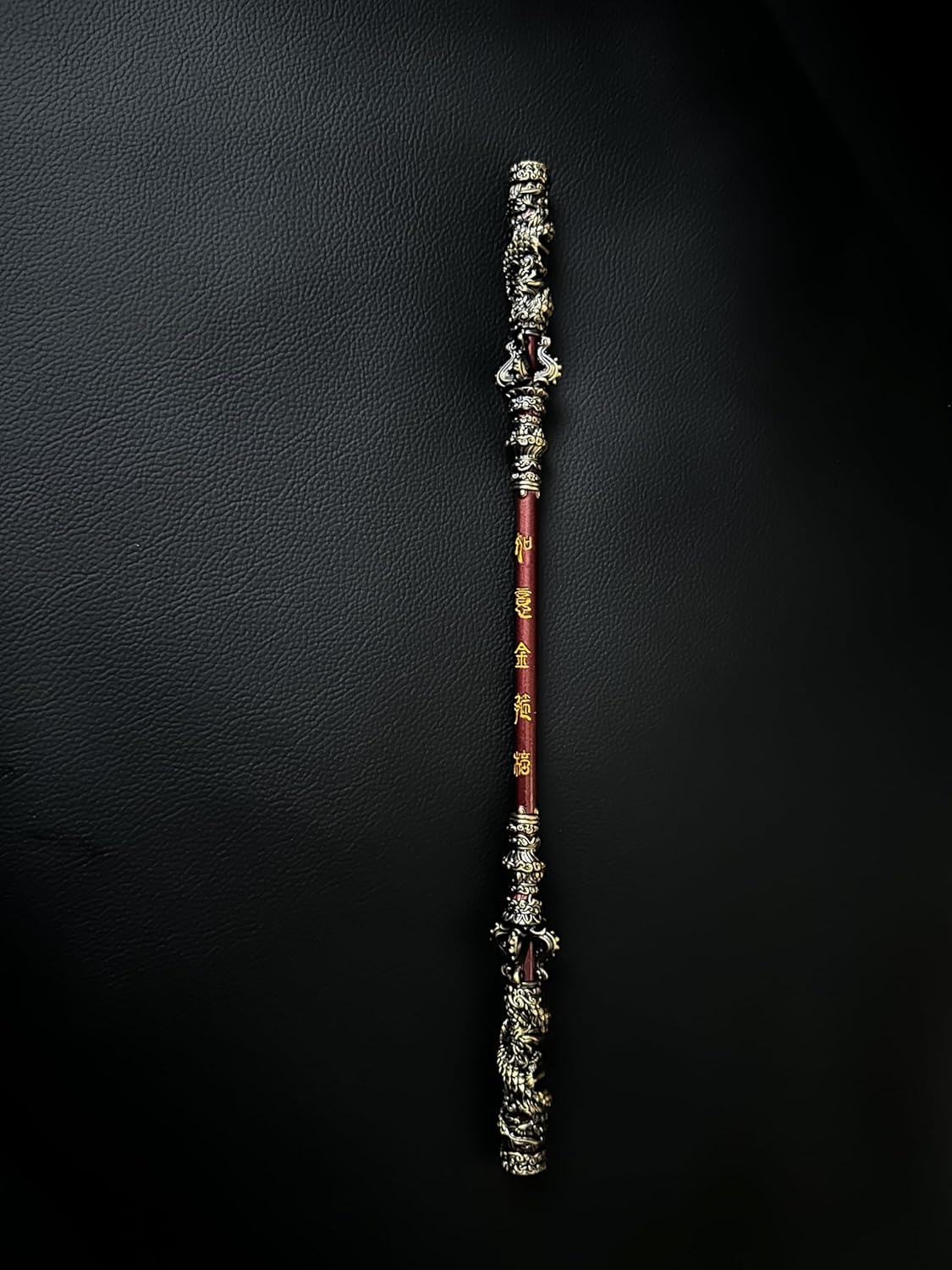 Piegricdiat Black Myth Monkey King 11.81In Golden Hoop, Game Collection, Monkey King Weapon Decoration, Desk Ornaments, Role-Playing Props, Backpack Pendant Zinc Alloy Crafts image number 6