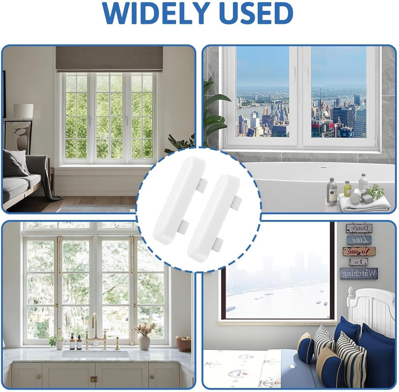 Xinghonyac 20 Pcs Weep Hole Covers, Window Drainage Cover Caps, Drainage Caps, Window Sill End Caps, Windows Sill Cover Hole Suitable for UPVC Window Fittings (White) image number 6