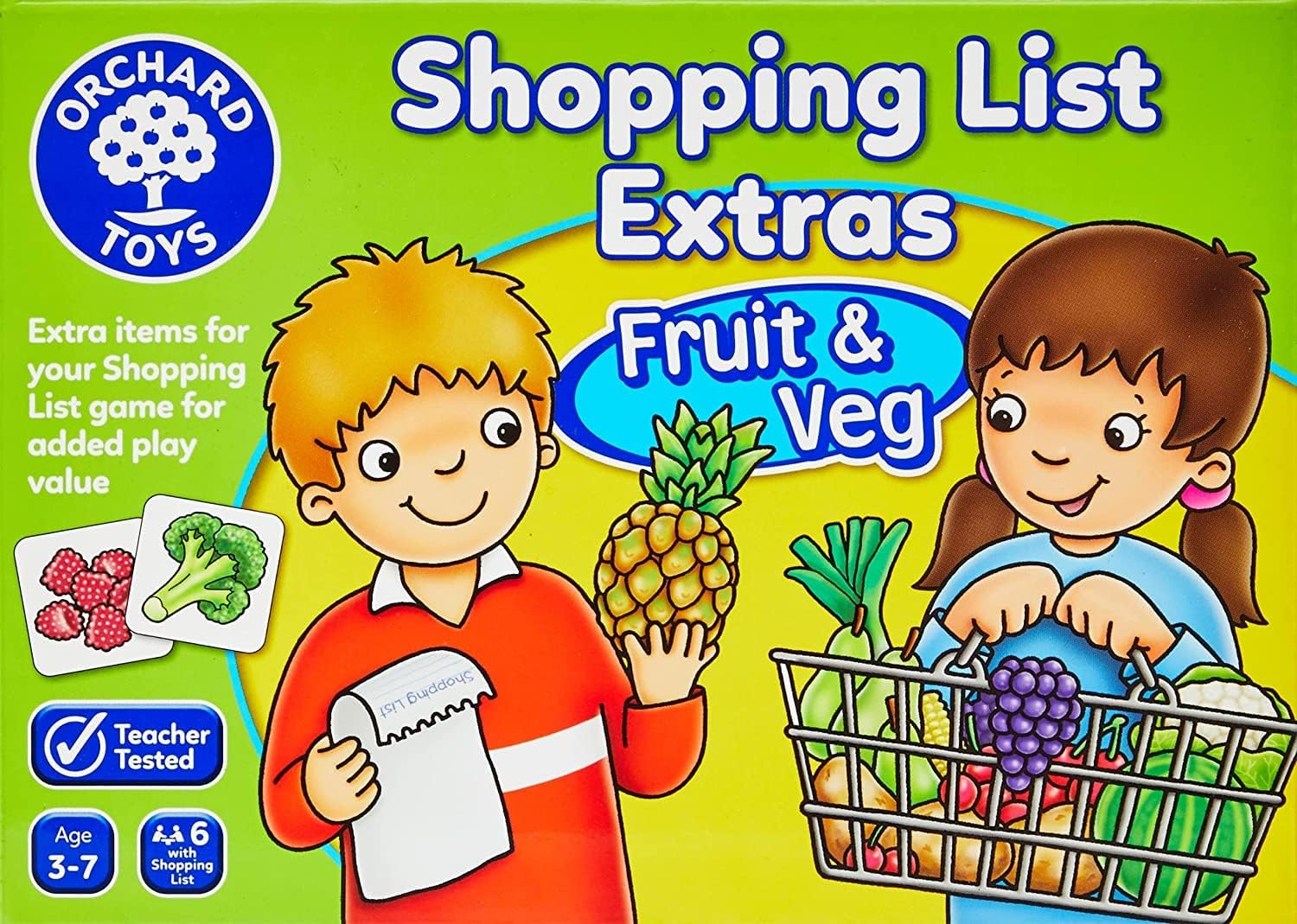 Orchard Toys - Shopping List Booster - Clothes & - Shopping List Booster - Fruit and Veg image number 3