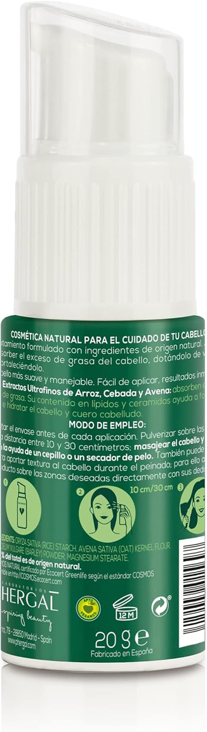 Naturtint Dry Shampoo - Adds Volume & Texture to Hair, Aerosols Free, Silicone Free, Paraben Free, No Artificial Fragrances or Colorants. image number 2