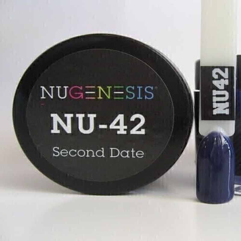 Nugenesis Dipping Powder Nail System Color NU-042 - Second Date - 43G