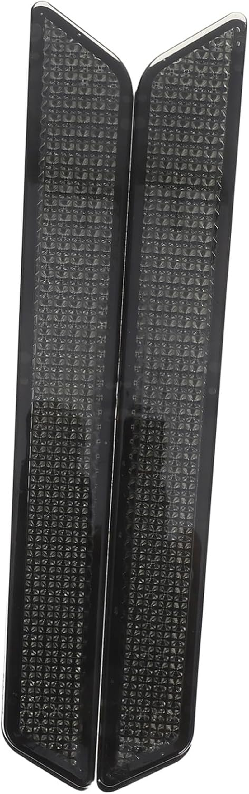 ABOOFAN Motorcycle Reflective Strips Motorcycle Saddle Bag Covers Reflector Covers Black Accessories Reflector Inserts Abs Grey