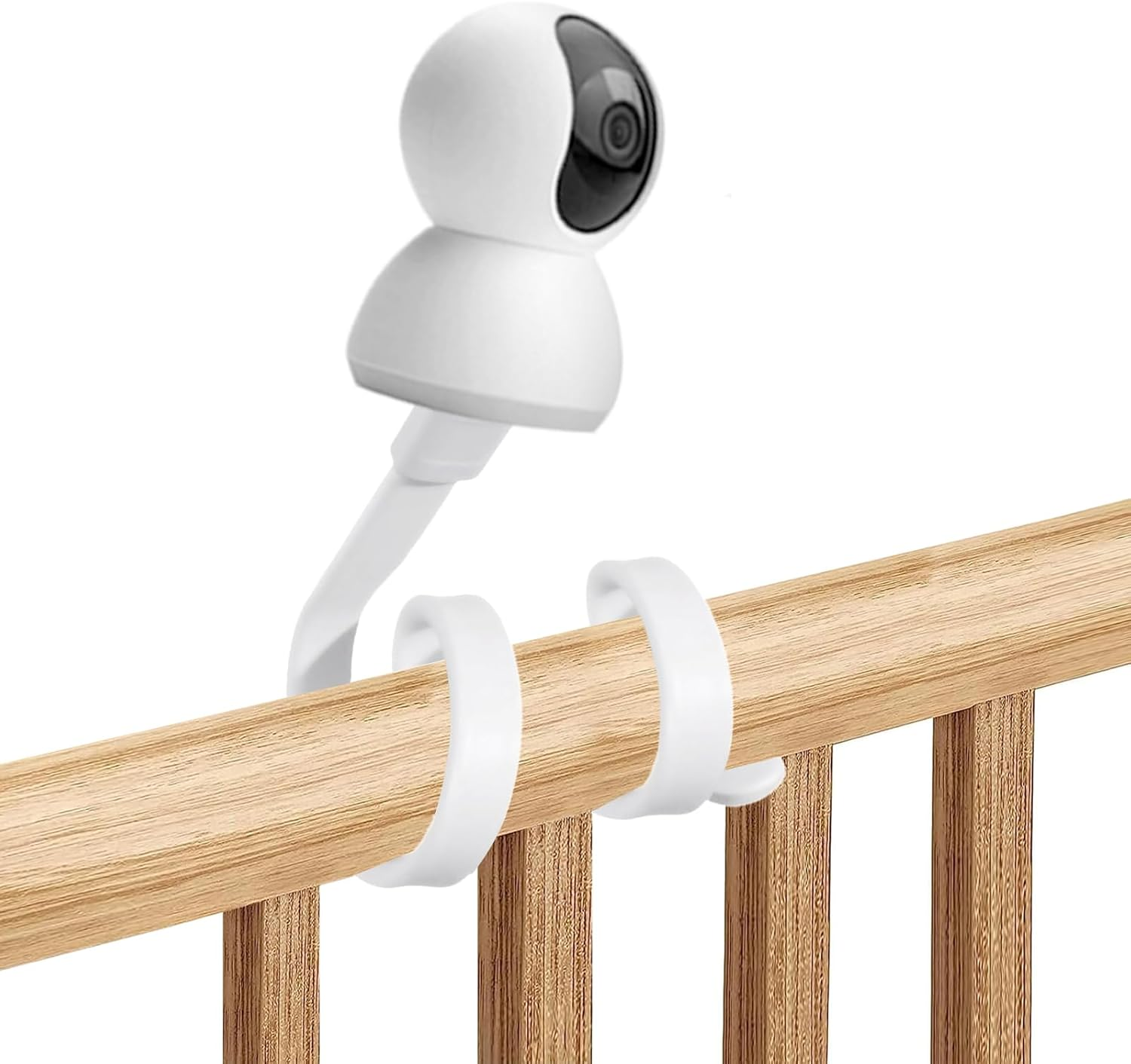 Universal Baby Monitor Stand,Baby Monitor Mount with 1/4 Screw,No Drilling Required, Twist Compatible with Arlo, Motorola, Hello Baby and Most Monitor Cameras image number 4