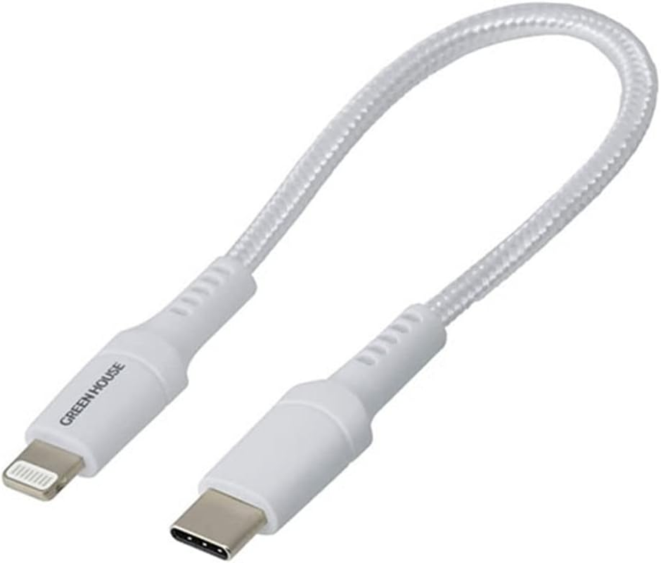 Greenhouse GH-ALTCTA15-WH Lightning to Type-C 5.9 Inches (15 Cm), Strong Cable, Fast Charging, Data Transfer, Iphone Ipad Disconnection, White image number 6
