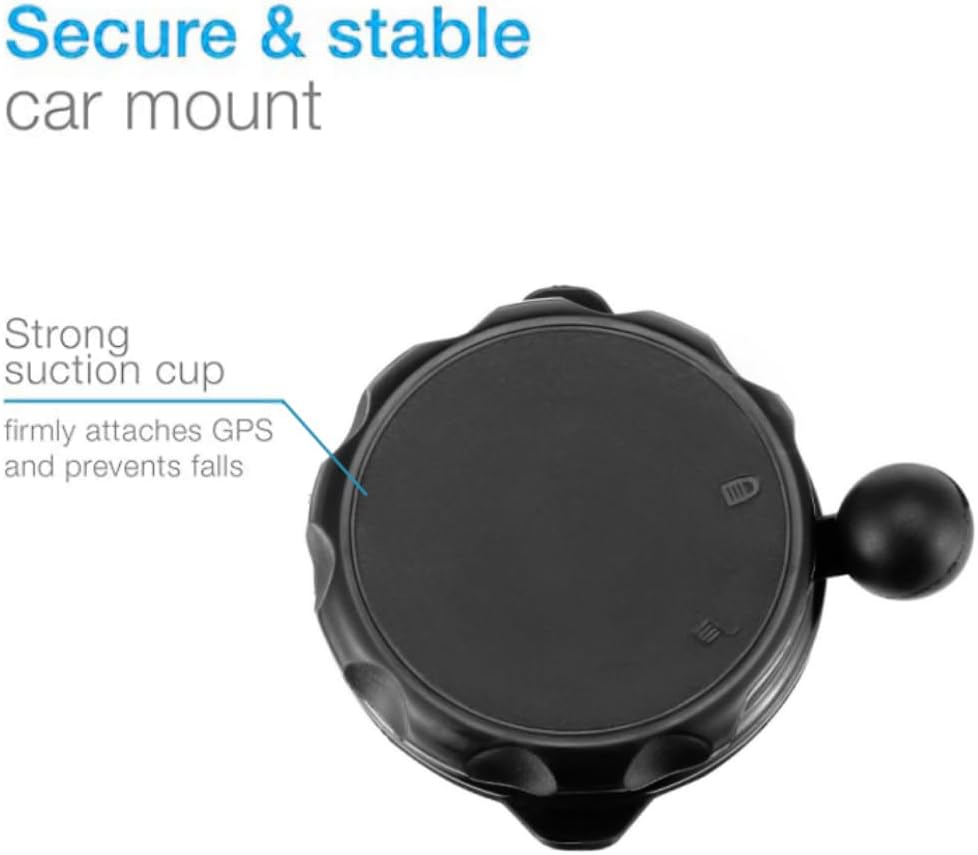 Car Suction Cup Mount, Car Mount, GPS Sat Nav Holder Compatible with Tomtom Start 20 25 60 GO Live 800 825 via GPS Accessories Car Cradles image number 6