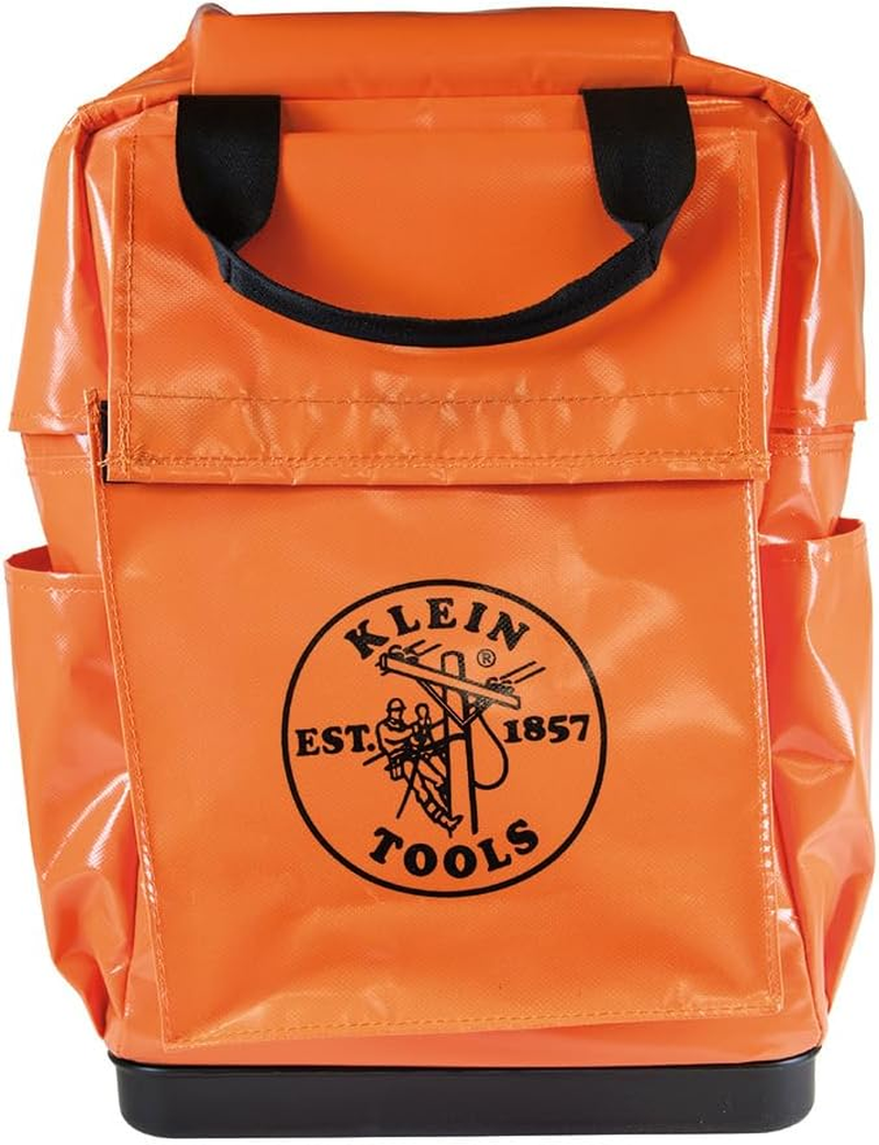 Klein Tools 5185ORA Lineman Backpack, Orange image number 6
