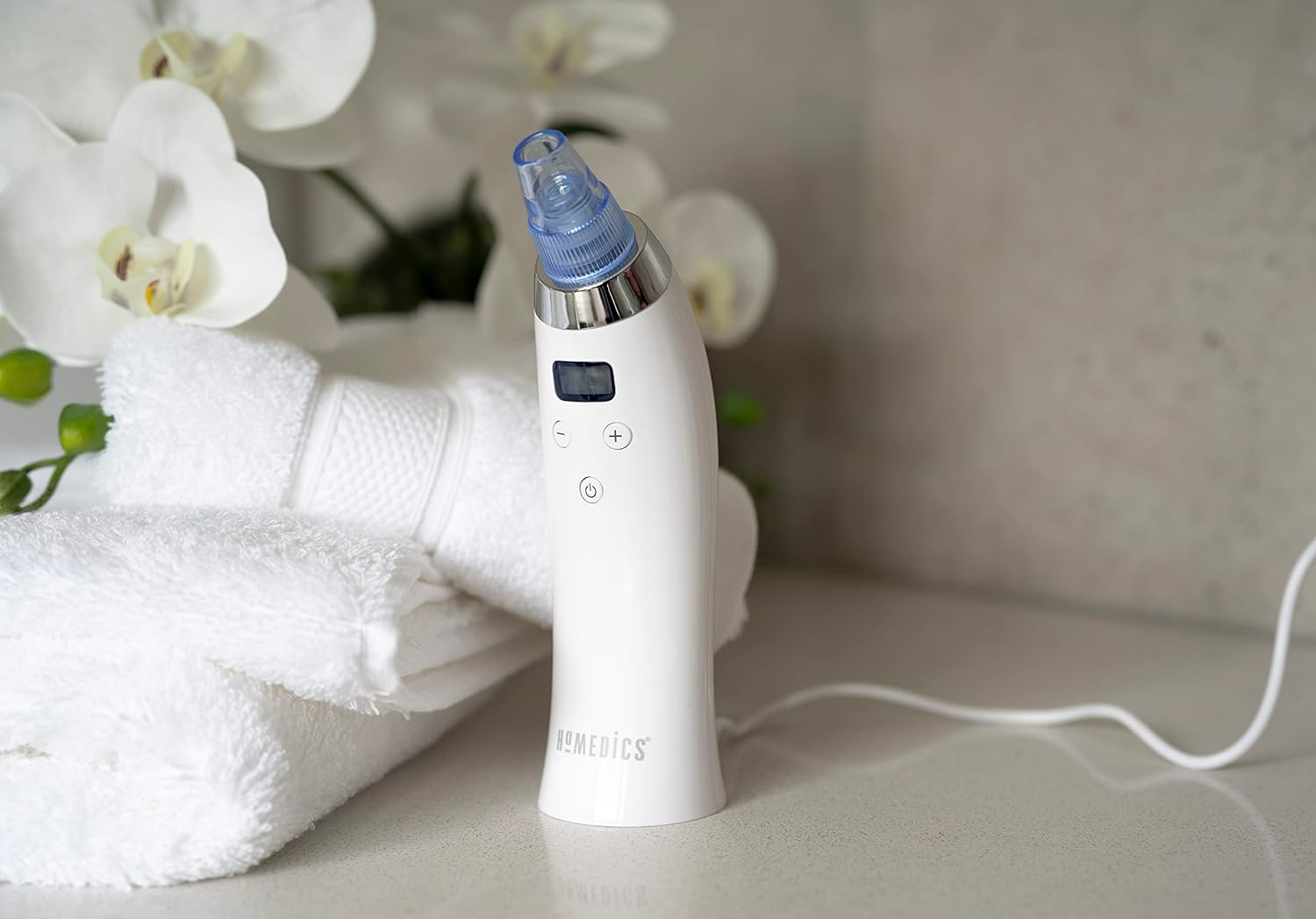 Homedics 18Cm Radiance Pore Face Cleaner Electric Blackhead Removal Tool Device image number 6