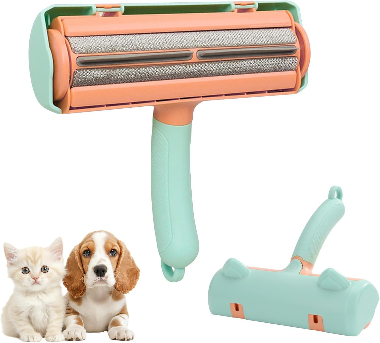 Pet Hair Remover Roller - Cat Hair Remover Brush Roller, Dog Fur Catcher, Reusable Self-Cleaning for Furniture, Laundry, Bedding, Carpet, Car Detailing, Clothes (Ear Model) image number 5