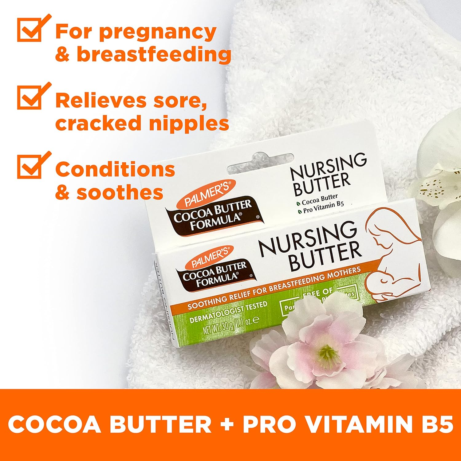 PALMER'S Cocoa Butter Formula New Moms Skin Recovery Set image number 4