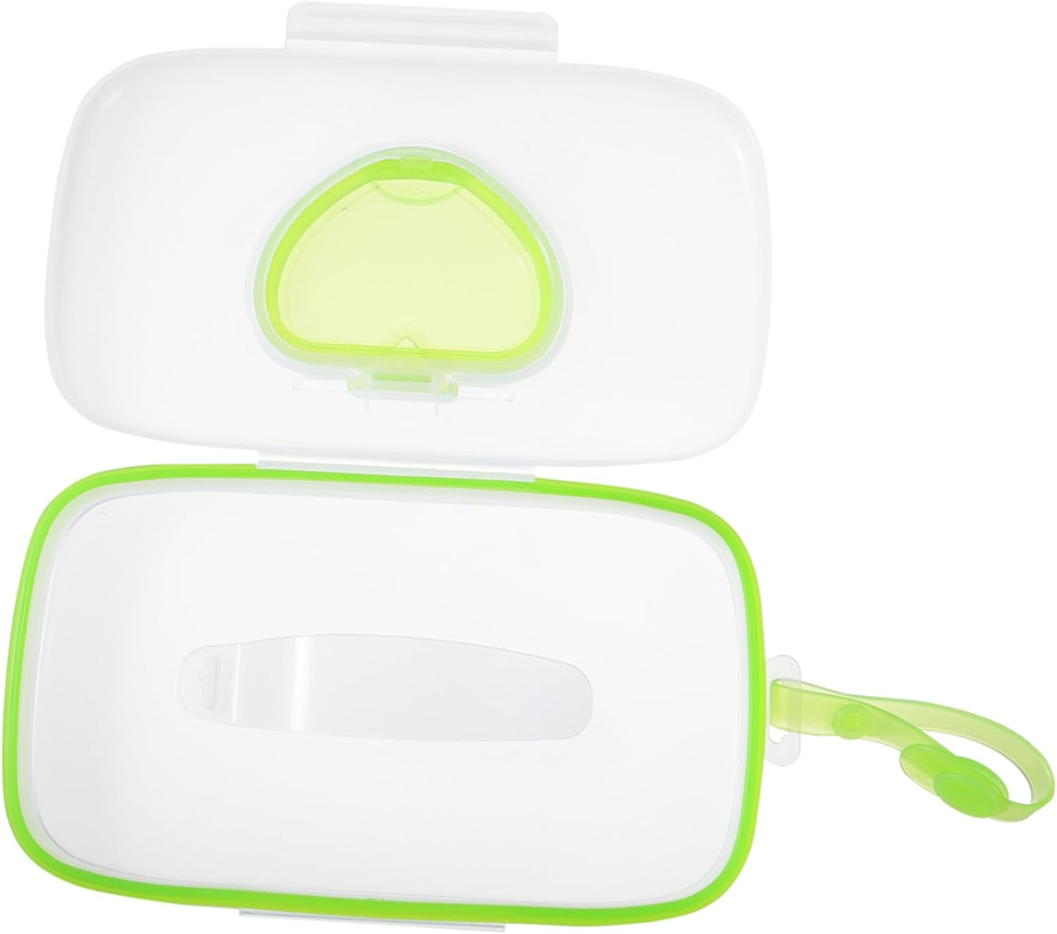 BESTYASH 1Pc Portable Hanging Wet Tissue Box Travel Friendly Wipes Holder for Stroller Crib and High Chair with Moisture Locking Seal for Outdoor Use