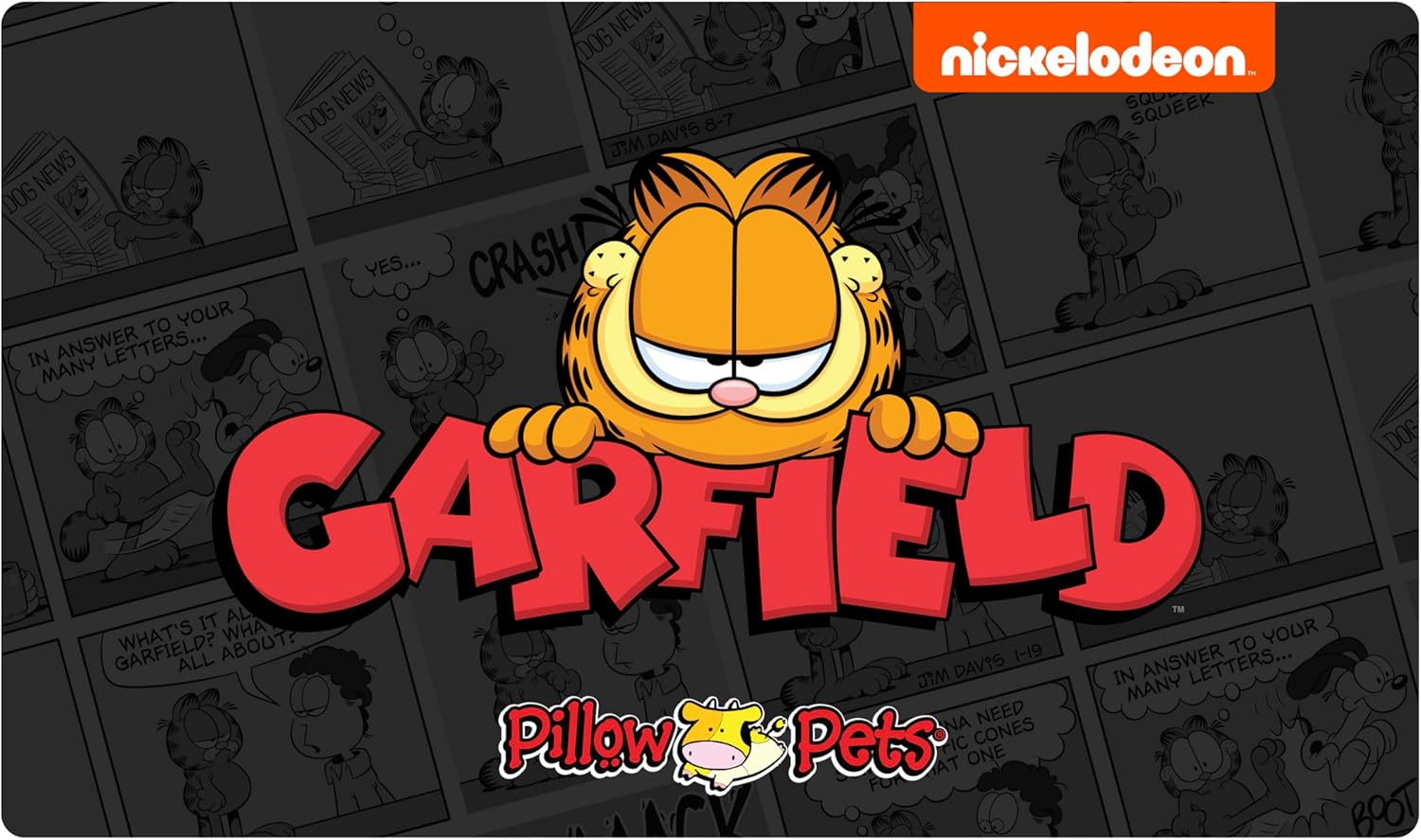 Pillow Pets Nickelodeon Garfield - Stuffed Animal Plush Toy image number 2