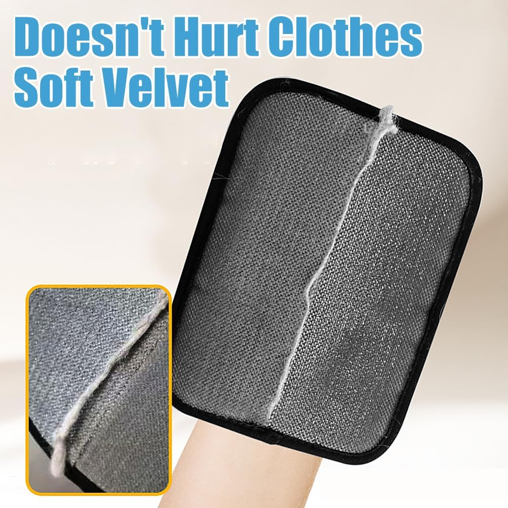 Kiwinvou 3 Pcs Pet Hair Remover Gloves,Reusable Cat & Dog Electrostatic Pet Hair Remover for Couch, Car Seat, Furniture, Carpet image number 6