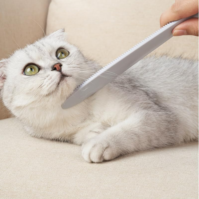 LAKYMIE 2Pcs Cat Brush Silicone Cat Grooming Brush Cat Tongue Simulated Cat Massage Brush Cat for Short and Long Haired Cats image number 4