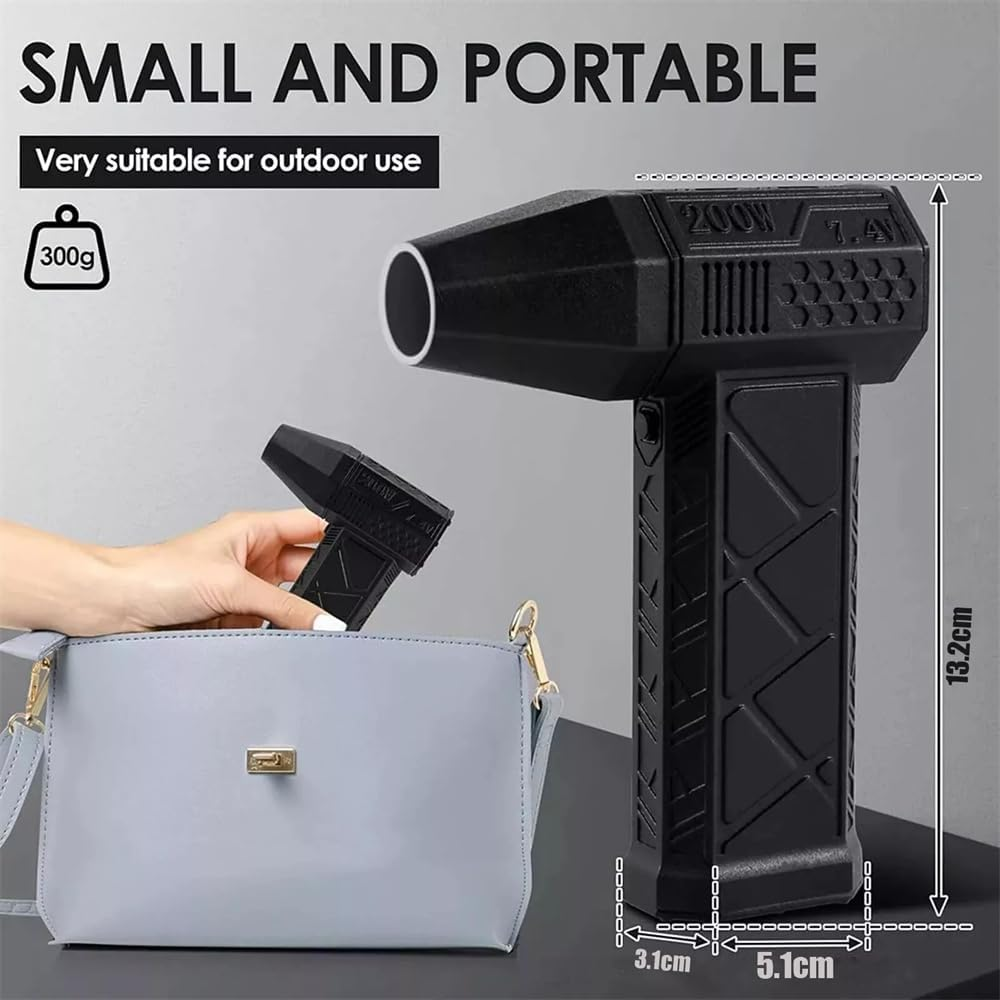 Hydrayne Air Blaster 2.0 Jet Dry Mini Blower 130,000 RPM Super Fan Turbo Powered image number 6