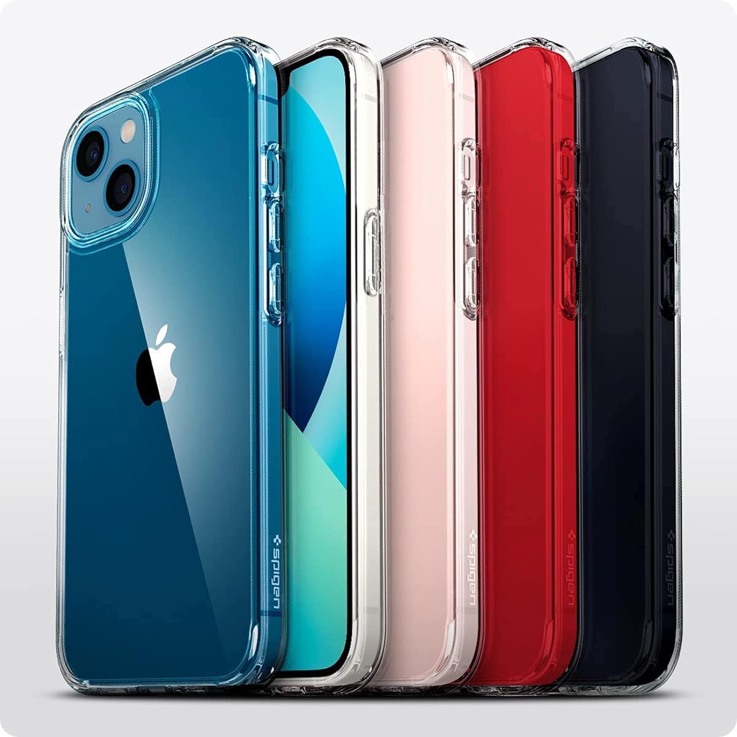 Slim Transparent Clear Bumper Back Gel Phone Case Cover for Apple Iphone 13 image number 5