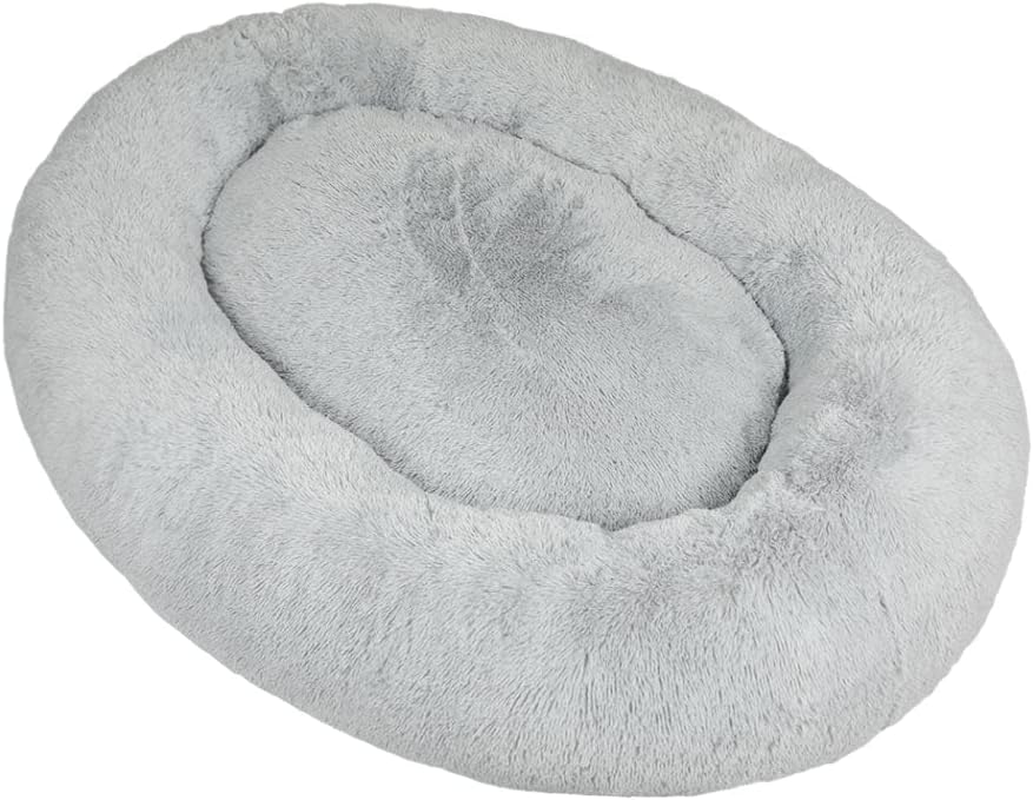 Thenapbed 1.8M Human Size Pet Bed Fluffy Calming Washing Napping Mattress Brown