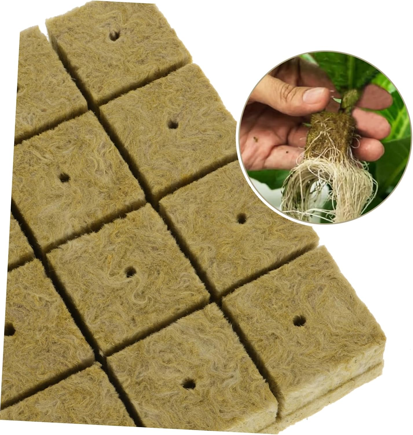 Board Nutrition Block for Hydroponics Growing System Small Cultivation Nursery Block High Water Retention for Herb Growing Kit Indoor and Garden Supplies image number 5