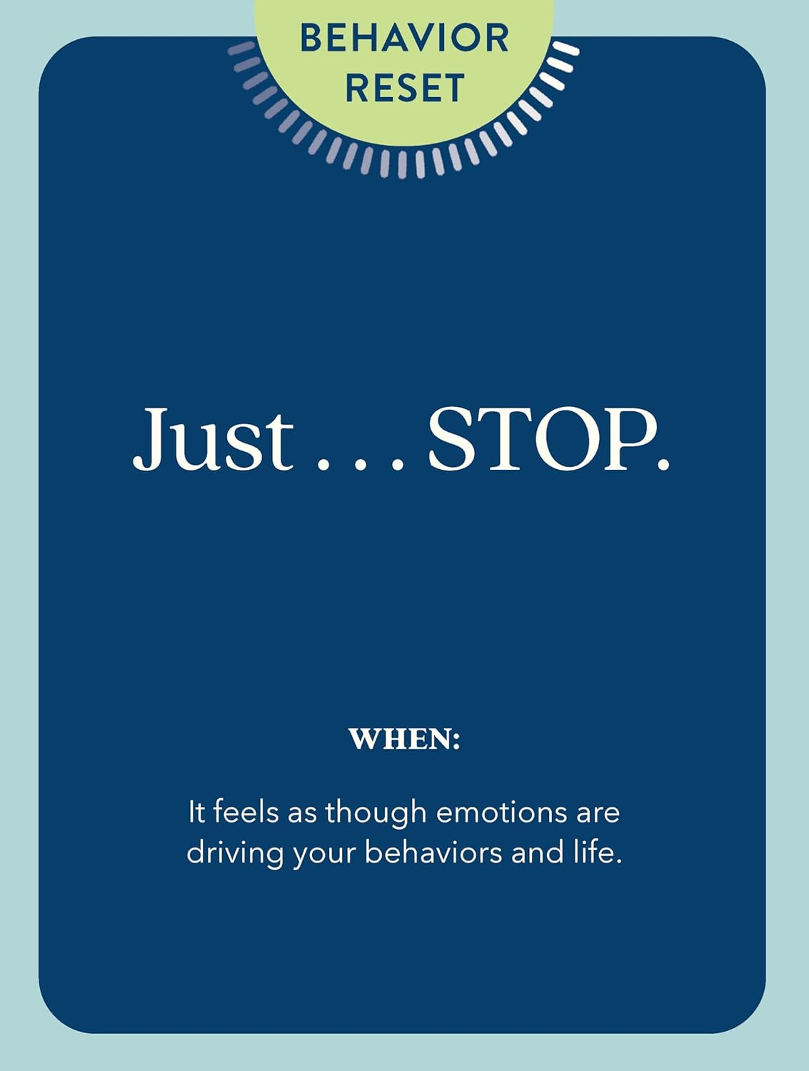 The Stress Resets Deck: 50 Cards to Help You Feel Better in Minutes image number 2