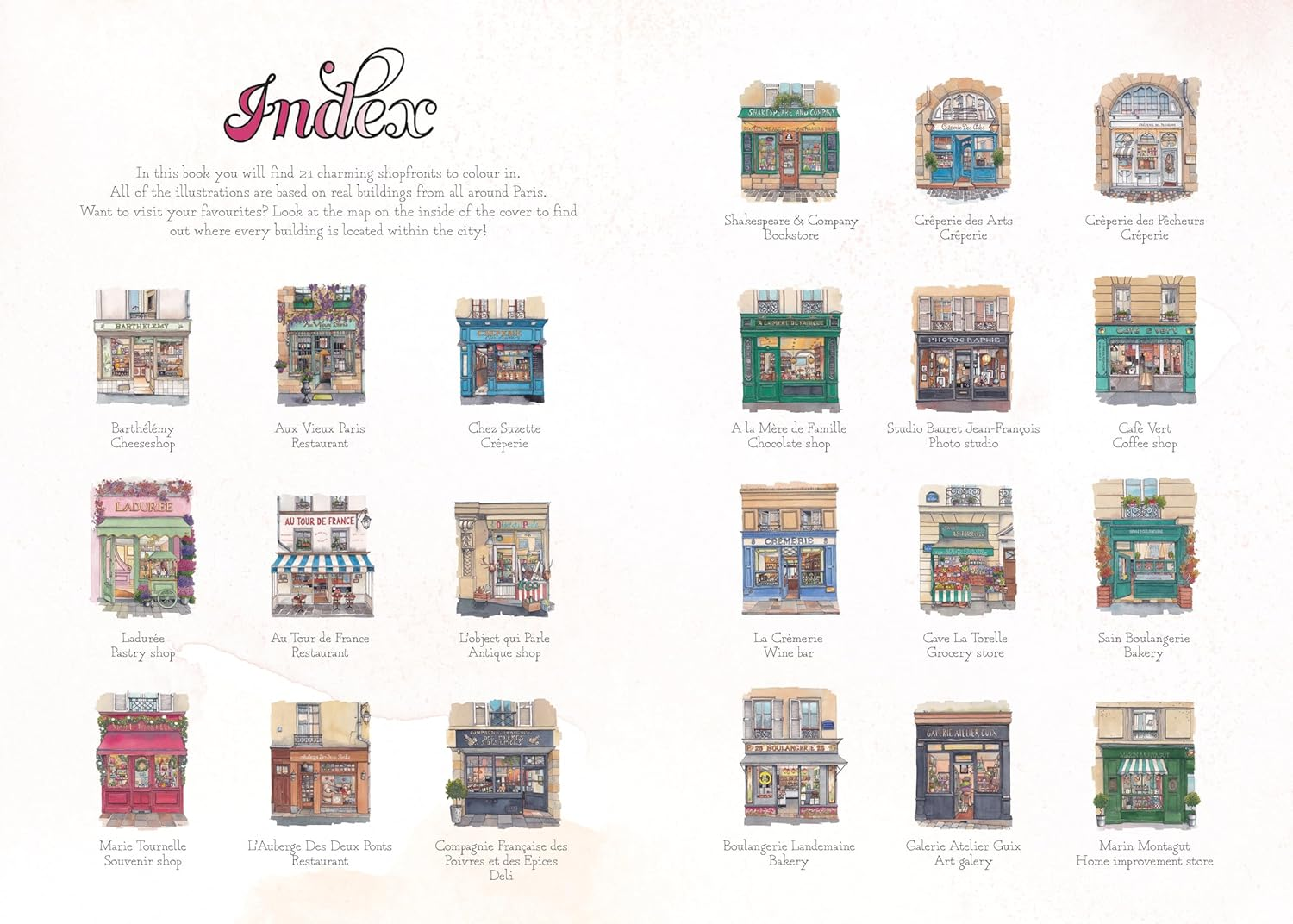 Urban Anna'S from Paris with Love Coloring Book image number 6