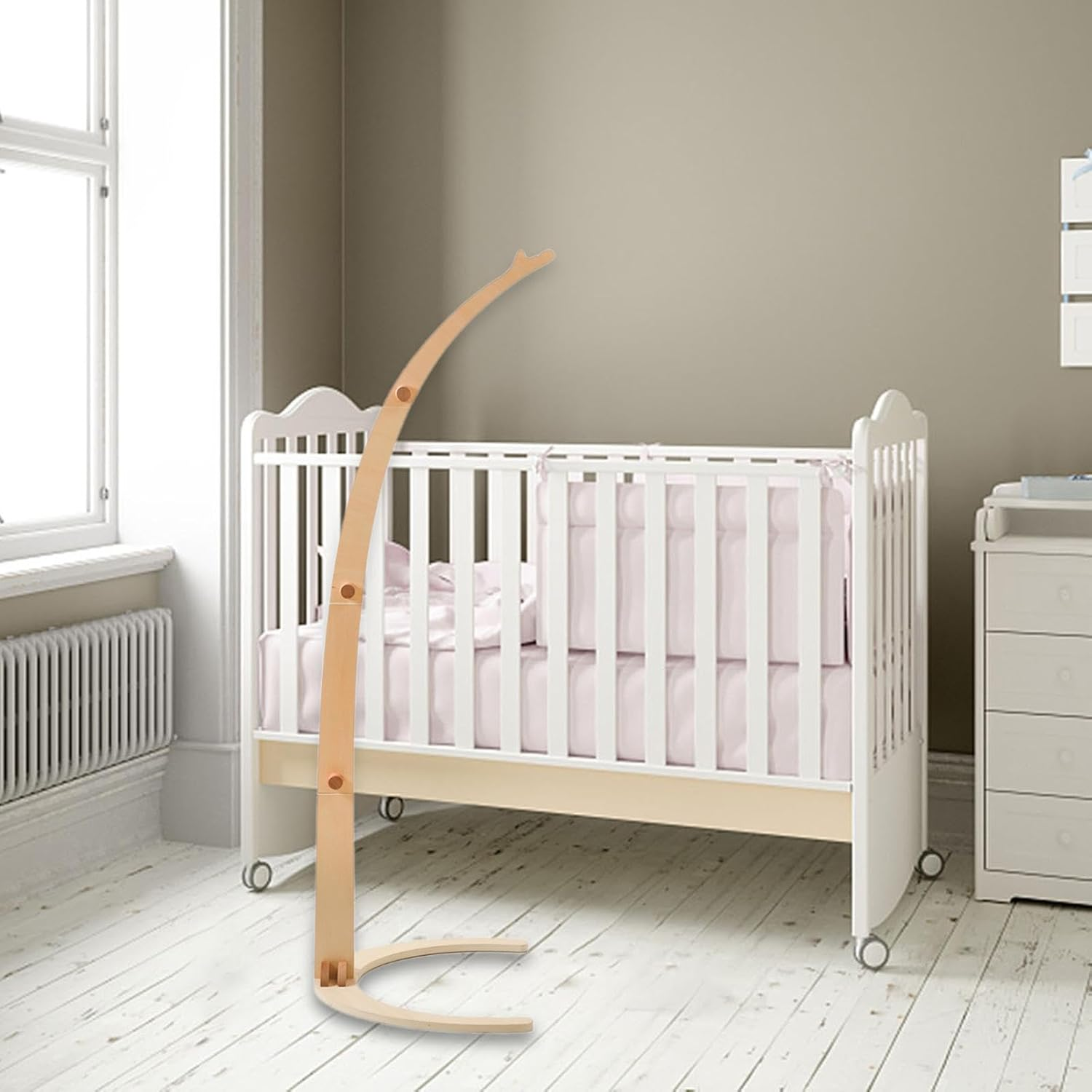 Bed Bell Bracket Handmade Mobile Bed Bell Holder for Bedroom Mobile Bed Home