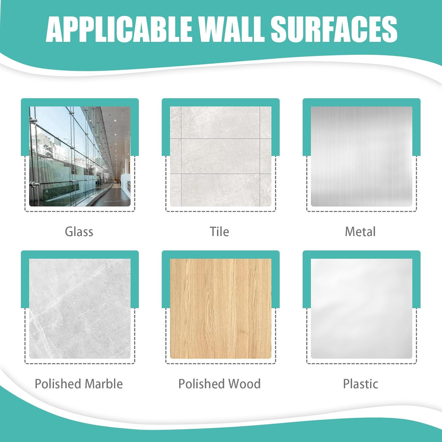 Huakaile 12 Pieces Acrylic Vinyl Record Wall Mount with Adhesive Tape, No Screw Record Display Shelf Storage Hangers, Clear Music Album Covers Holder for Home Living Room Office Decoration image number 4