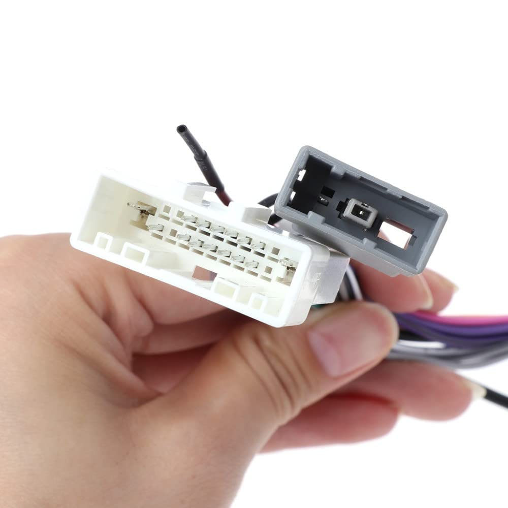 16 Pin for Nissan Altima Juke Teana Sunny Subaru Forester Car Stereo Radio Power Harness Cable Wire Adapter Support OEM Camera for Android Aftermarket GPS Navigation W/Radio Antenna Adapter image number 4