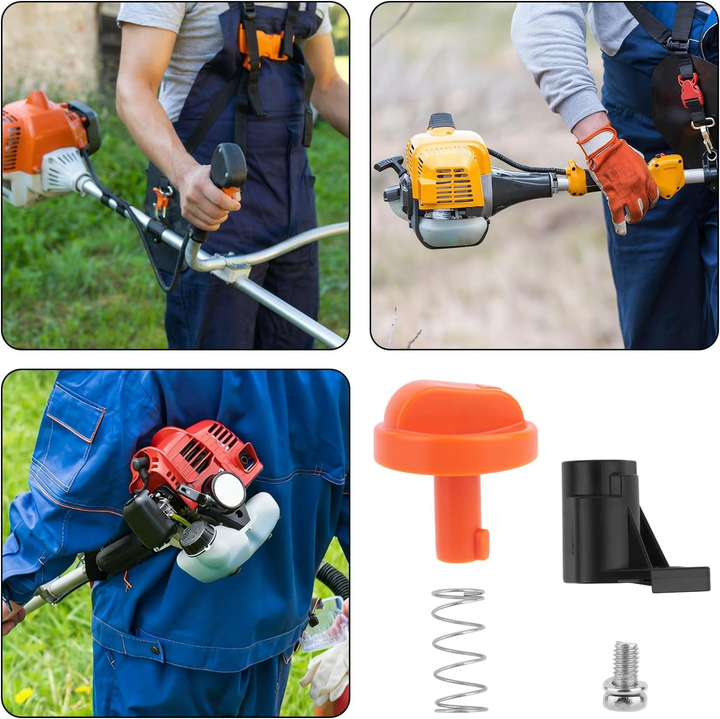 4180 180 9500 Choke Knob Kit Compatible with Stihl FS91 FS111 FS131 HT102 HT103 HT131 HT132 HT133 KM91R KM111R KM131R String Trimmer Parts & Pole Saw Pruner image number 6