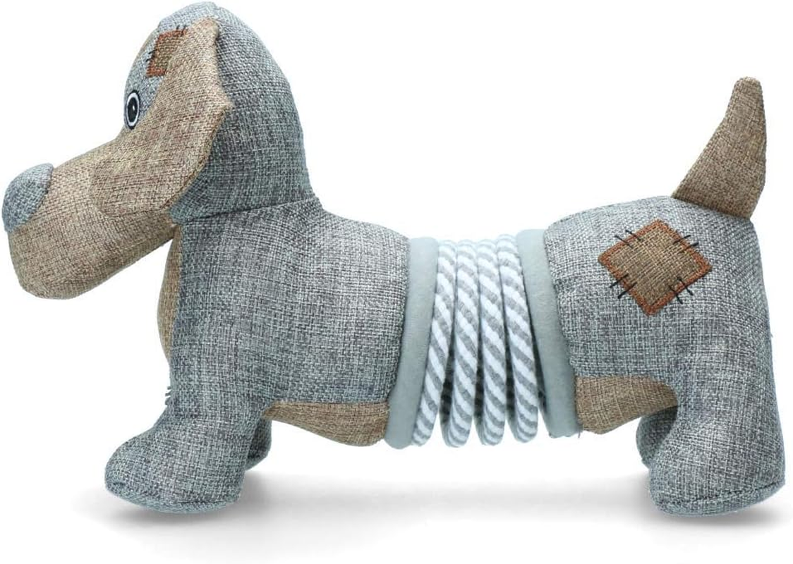 Country Dog Bouncer Plush Toy for Dogs with Spring image number 1